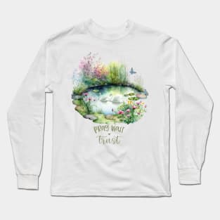 Garden Pond Melody 3 Long Sleeve T-Shirt